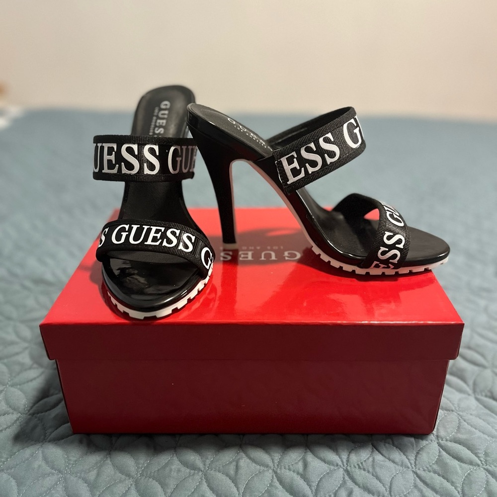 Guess black heels